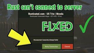 How to Fix Rust – How to Fix Can't Connect to Server