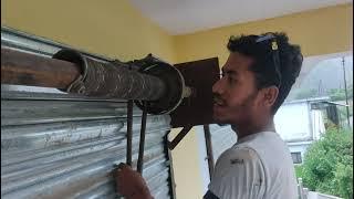 Rolling shutter fitting