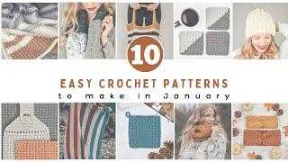 10 Free Patterns to Crochet in January - Easy & Free Winter Crochet Patterns