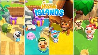 My Talking Hank Islands: Turtle vs Dolphin vs Monkey vs Lion Gameplay