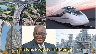 President Akufo-Addo Transforms Ghana with these 5 Historic Projects in 1 Month!