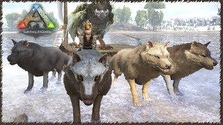 Грифон и охота с Волками  - Карта HOPE - ARK Survival Evolved