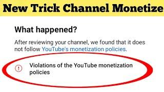 how to fix violation of the youtube monetization policies 2023 | Violation of youtube kya hota hai