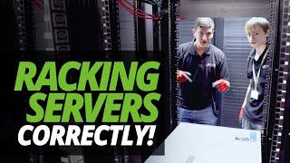 A DAY in the LIFE of the DATA CENTRE | RACKING SERVERS with ASH & JAMES!