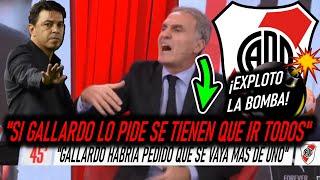  ¡BOMBA INPENSADA EN RIVER! PARA QUE LLEGUE GALLARDO ¿QUIENES TIENEN QUE IRSE DE RIVER PLATE?