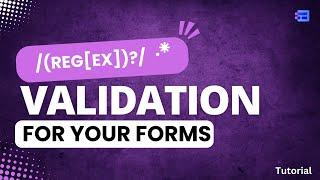 How to Use RegEx Validation in Your Forms with MakeForms [ Tutorial ]