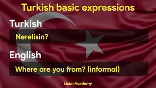 Must Know Basic Turkish Expressions