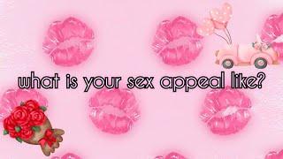 what is your sex appeal like?  pick-a-card reading