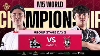 ENG M5 Group Stage Day 2  DEVU vs TOB  Game 3