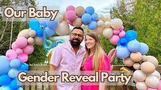 Our Baby Gender Reveal Party 🩷