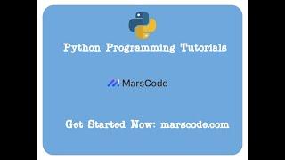 Lesson 2 Part 1: Python Programming + Science(Developed On MarsCode IDE - marscode.com)