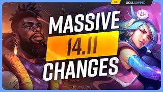 NEW PATCH 14.11 CHANGES: MASSIVE UPDATE - League of Legends
