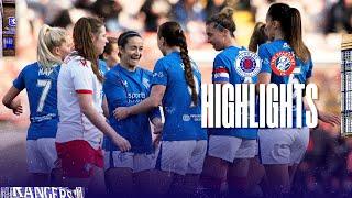 HIGHLIGHTS | Rangers Women 2-0 The Spartans | 09 Mar 2025