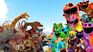 NEW ZOOCHOSIS MONSTERS VS NEW SMILING CRITTERS POPPY PLAYTIME CHAPTER 3 In Garry's Mod!!