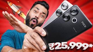 POCO F6 Indian Retail Unit Unboxing & Quick Review  Flagship Killer Of 2024 @ Rs.25,999*