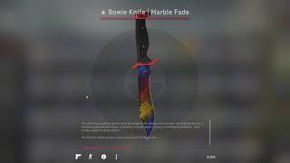 Bowie Knife Marble Fade (FN) CS:GO Unboxing