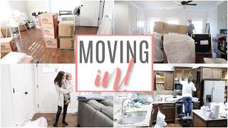 MOVING IN AND SETTING UP! // UNPACKING AND MOVING VLOG // Simply Allie