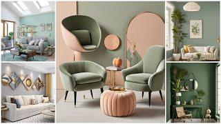 Living room & wall colour combination ideas. #walldecor
