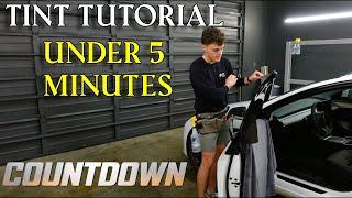 How to Tint a Window (UNDER 5 MINUTES)