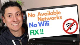 How To Fix Computer No Wifi - Cant Connect to Internet - Cant Find Wifi Fix!