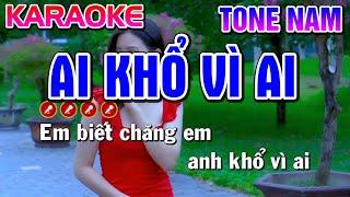 Ai Khổ Vì Ai Karaoke Nhạc Sống Tone Nam ( PHỐI MỚI ) - Tình Trần Organ