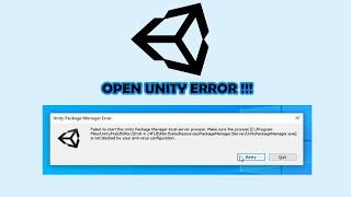 Overcome the Latest Local Server Server Failed to Start Unity Package (100% Success)