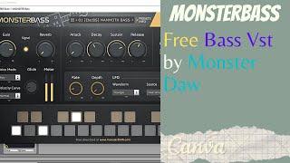 Monster Bass - FREE Bass VST/Plugin by MonsterDaw #MonsterBass #MonsterDaw