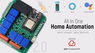 The BEST Home Automation project  | All in One Home Automation project with Fan Dimmer V2