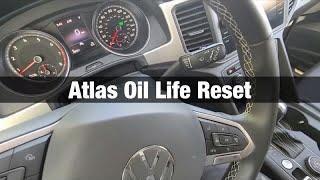 How To Reset Oil Life On 2018 - 2021 Volkswagen Atlas - VW Oil Change Service Interval Light Reset