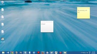 How to add sticky notes to windows 8 and 8 1 without any software