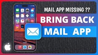 Fix it: iPhone Mail icon Missing