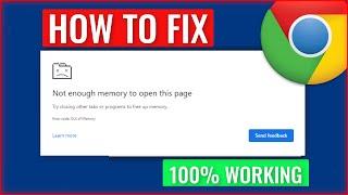 How to Fix Chrome 'Out of Memory' Error (FIXED)