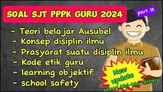 Soal PPPK Guru 2024 SJT Terbaru