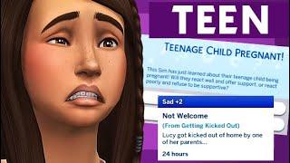 MUST HAVE MOD For REALISTIC TEEN PREGNANCIES!  (my sim gets kicked out!)