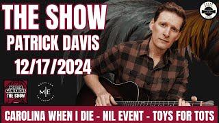 Show Tunes: Patrick Davis | Toys For Tots | NIL concert with Darius Rucker | New Album