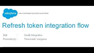 refresh token integration flow