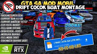 Viral Di TikTok!! Gta Sa Lite Mod Mobil Drift || Cuma 200Mb Saja!!