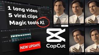 Does it work? Long video to shorts using Capcut Magic tools AI
