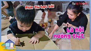 Gia đình Dương Lâm bày cỗ như đêm 29 tết, cu Phin vẫn chăm chỉ học bài kệ ai ăn chơi