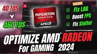 Best AMD Radeon Software SETTING for GAMING in 2024!!