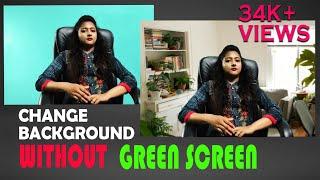 How to change background without green screen || FILMORA X tutorial || ARTFX WITH PRIYANKA