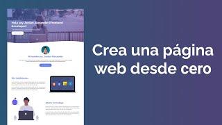  COMO crear una PAGINA WEB desde cero con HTML y CSS (DESDE CERO)