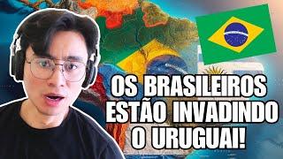 Gringo reage: POR QUE O URUGUAI FALA PORTUGUÊS?