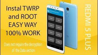 How to install TWRP and ROOT Redmi 5 Plus ( 100% EASY WAY )