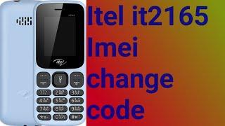 Itel it2165 Imei change code/Itel it2165 Imei repair without PC