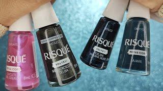 RESENHA DOS ESMALTES RISQUÉ "NOVA COR" e "VOLTEI" - LANÇAMENTO