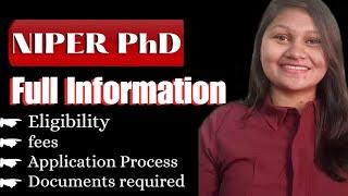 NIPER PhD|| Full information about NIPER PhD|| Simple Pharma Basics