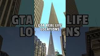 GTA LOCATIONS VS REAL LIFE PLACES #gta #gtasanandreas #facts