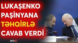 Lukaşenko Paşinyana təhqirlə cavab verdi: "Putin deyirdi ki, Nikol bilirsən necə...-“Sən “qnida”san”