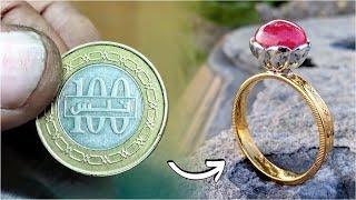 How to Make a Coin Ring with Ruby | Coin Ring | Handmade Jewellery